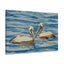 Elegant Pelican Canvas Gallery Wrap - Coastal Wall Art for Nature Lovers