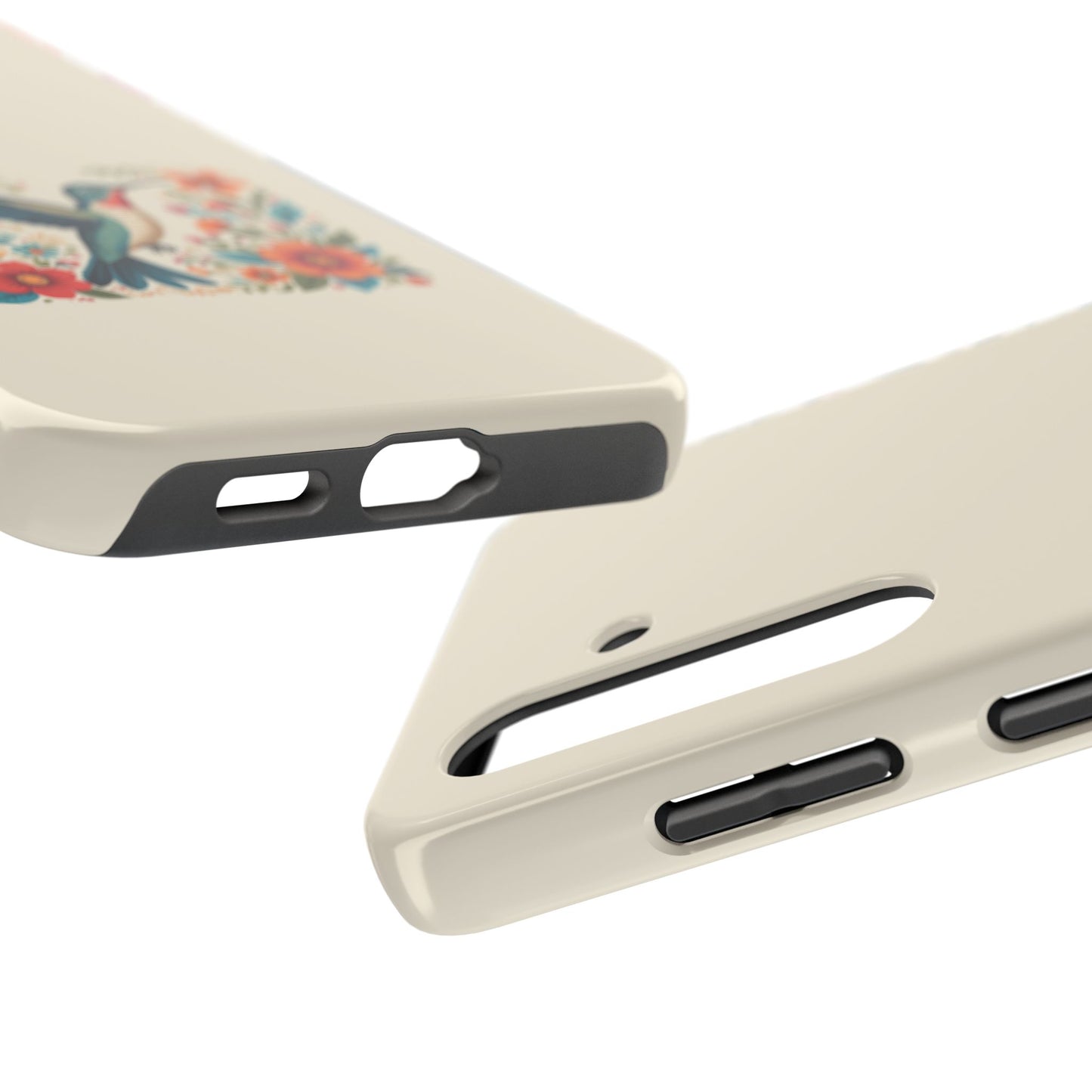 Hummingbird in Bloom Tough Phone Cases