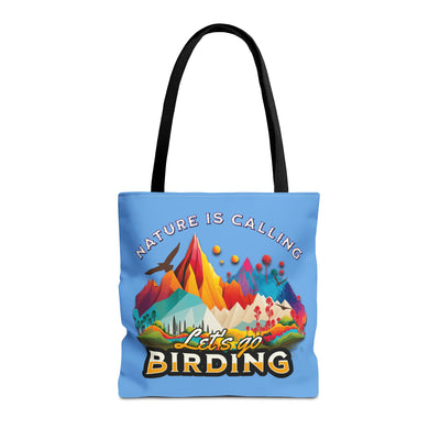 Nature-Inspired Tote Bag - 'Nature is Calling' Birding Design