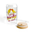 The Nerdy Birder Talk Birdy To Me 16oz Sipper Glass With Bamboo Lid