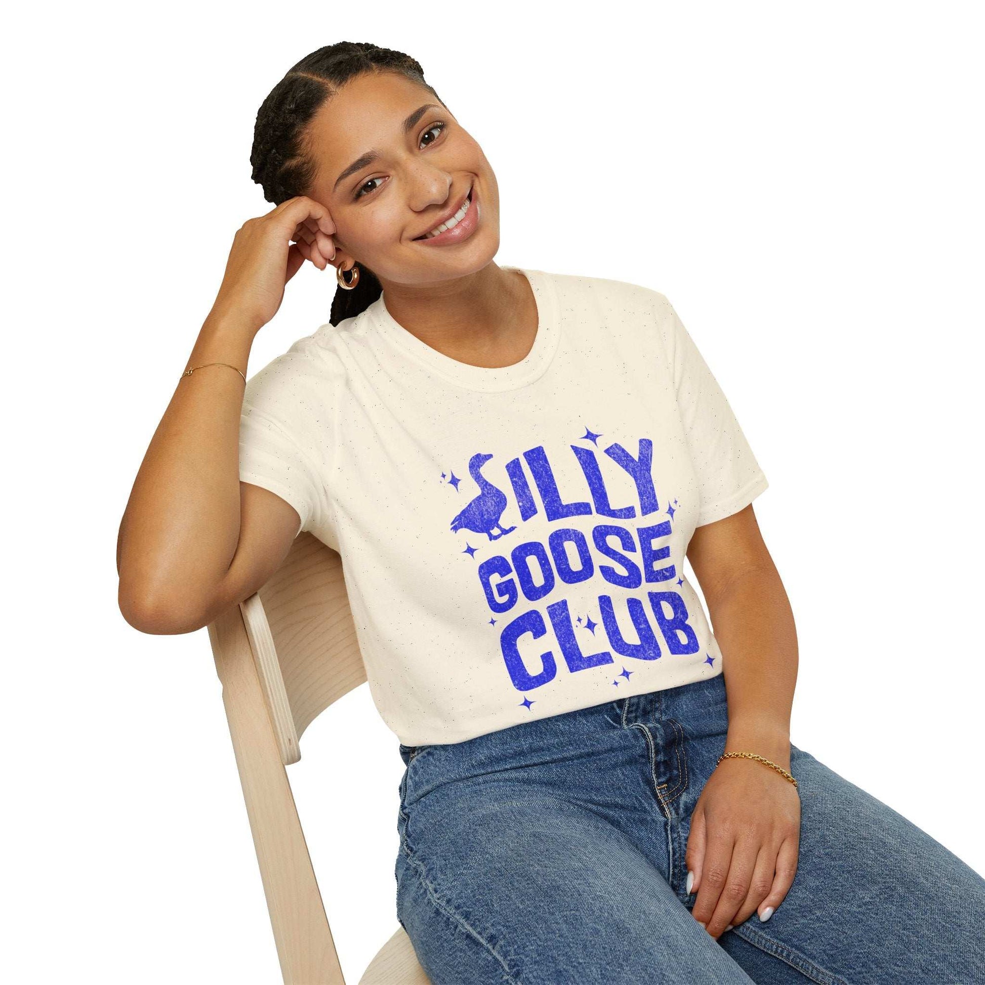 Silly Goose Club Unisex Softstyle T-Shirt - Retro Vibe Tee for Casual Wear