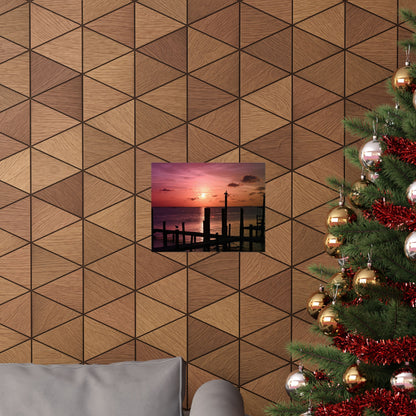 Scenic Sunset Matte Horizontal Poster - Serene Wall Art for Home Decor