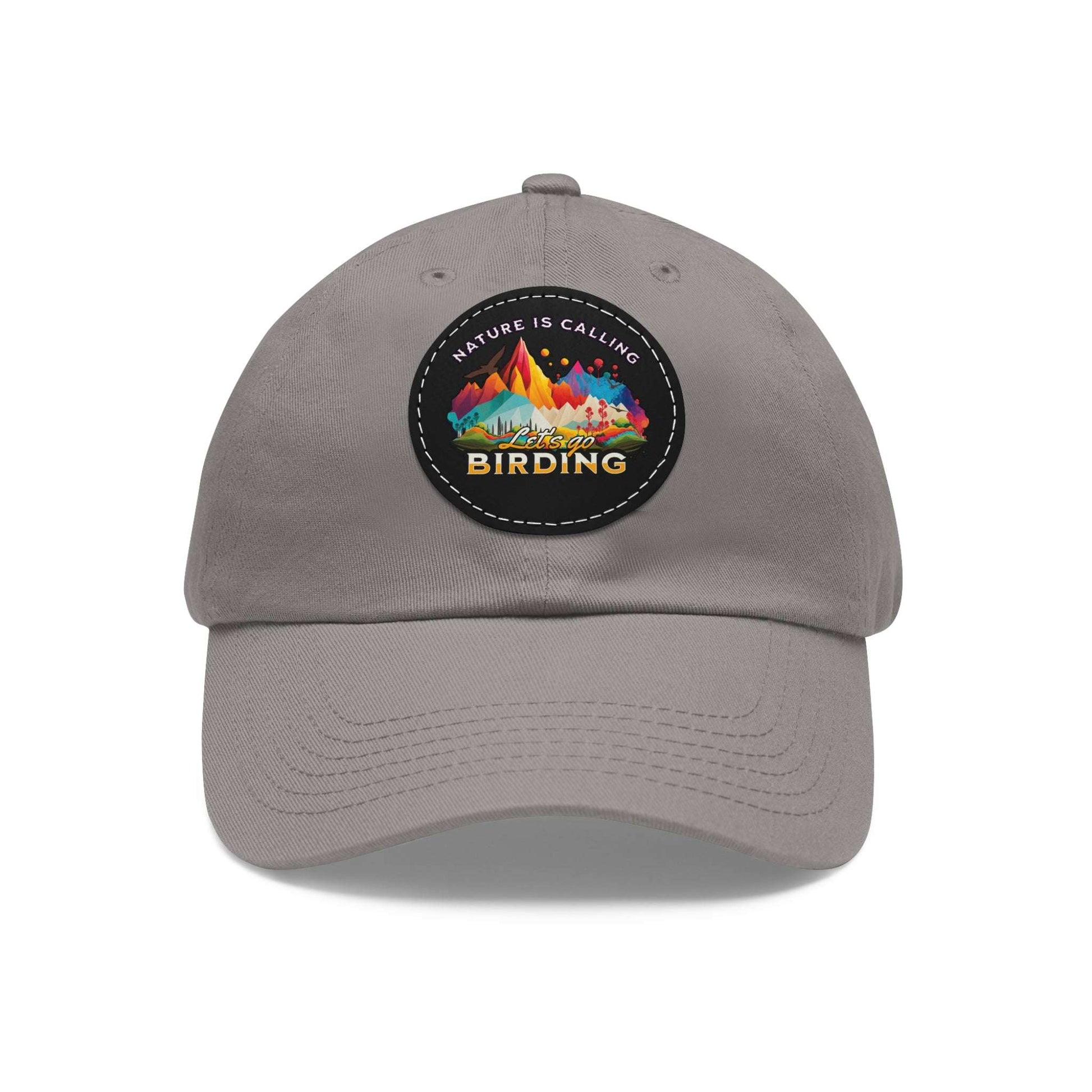 The Nerdy Birder - "Let's Go Birding"  Dad Hat, Leather Patch Cap, Perfect Gift for Dads, Nature Lovers, Casual Style Cap, Summer Accessories
