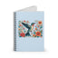 Hummingbird In Bloom Spiral Notebook Blue