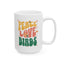 Peace Love Birds Ceramic Mug - Perfect for Coffee Lovers & Gift Giving