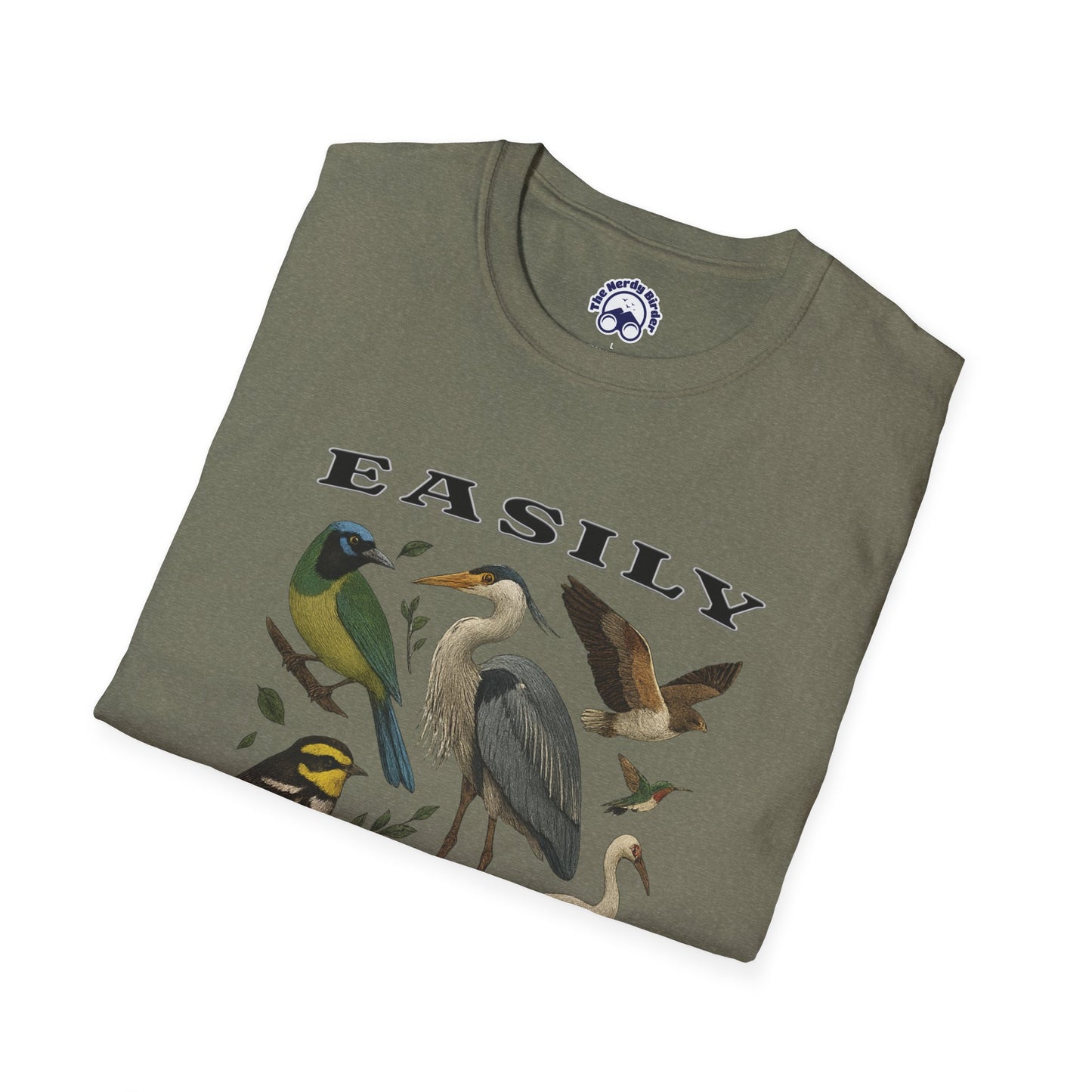 Easily Distracted by Birds Graphic T-Shirt