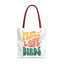 Peace Love Birds Tote Bag – Eco-Friendly Canvas Bag for Nature Lovers
