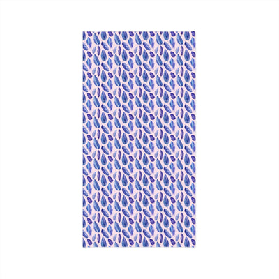 The Nerdy Birder - Feathers on Pink Background Lightweight Neck Gaiter, Feathered Print Neck Warmer, Feather Pattern Scarf