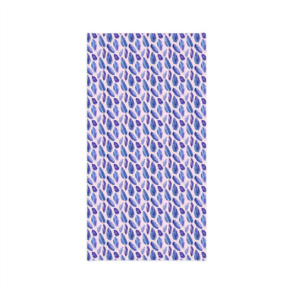 The Nerdy Birder - Feathers on Pink Background Lightweight Neck Gaiter, Feathered Print Neck Warmer, Feather Pattern Scarf