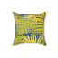 Colorful Tropical Bird & Palm Leaf Pillow - Vibrant Home Decor