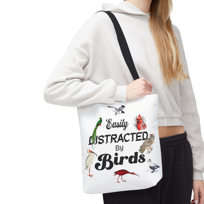 Easily Distracted By Birds Tote Bag – Perfect for Bird Lovers & Nature Enthusiasts