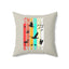 I'm A Nerdy Birder Square Pillow - Home Decor