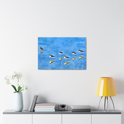 Serene Bird Canvas Gallery Wrap - Tranquil Nature Wall Art