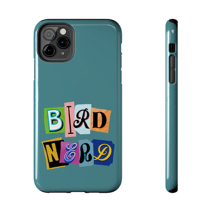 The Nerdy Birder - Bird Nerd Tough Phone Cover for Bird Lovers, Unique Gift for Wildlife Enthusiasts