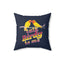 Talk Birdy To Me Vibrant Square Pillow - Home Decor