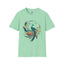 Elegant Peacock Unisex Softstyle T-Shirt