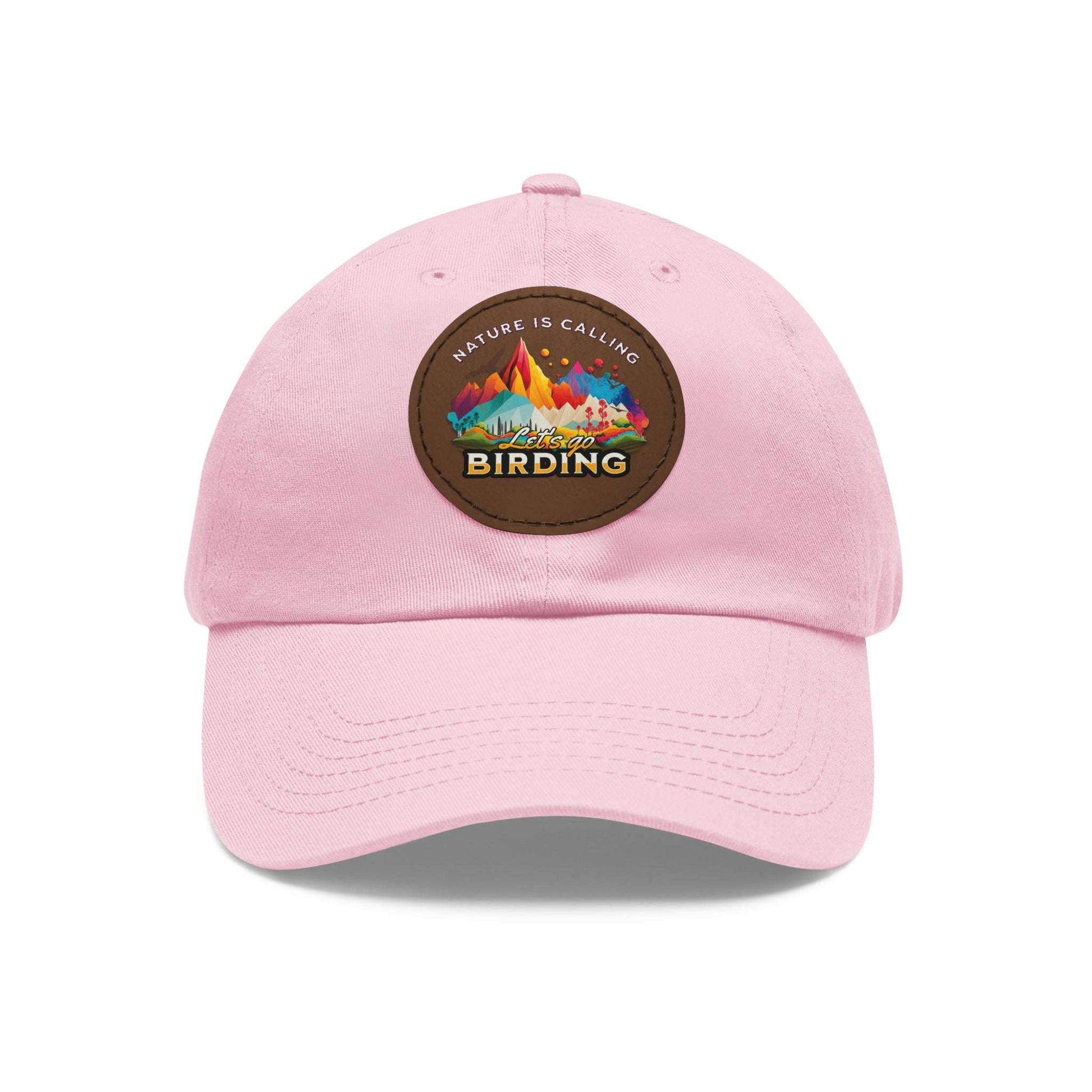 The Nerdy Birder - "Let's Go Birding"  Dad Hat, Leather Patch Cap, Perfect Gift for Dads, Nature Lovers, Casual Style Cap, Summer Accessories