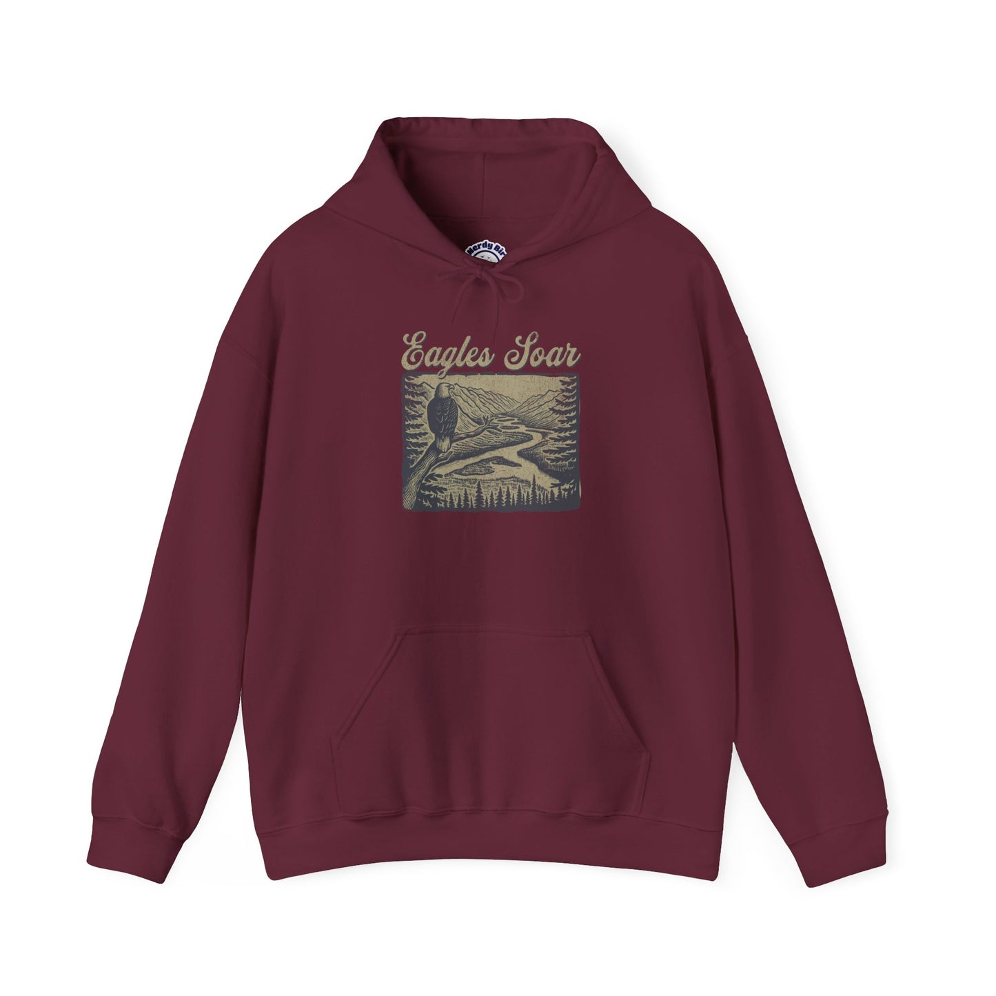 Eagle Soars Unisex Hoodie - Cozy Sweatshirt for Nature Lovers