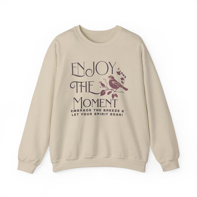 Enjoy The Moment Unisex Heavy Blend™ Crewneck Sweatshirt - Cozy Relaxation Wear