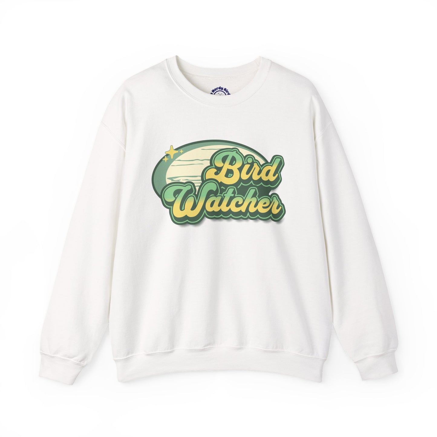 Bird Watcher Graphic Unisex Crewneck Sweatshirt