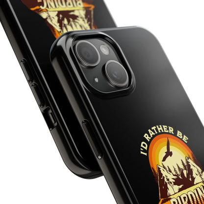 Birding Adventure Tough Phone Case - I'd Rather Be Birding