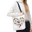 Bird Lovers Tote Bag - Colorful Heart Design for Nature Enthusiasts
