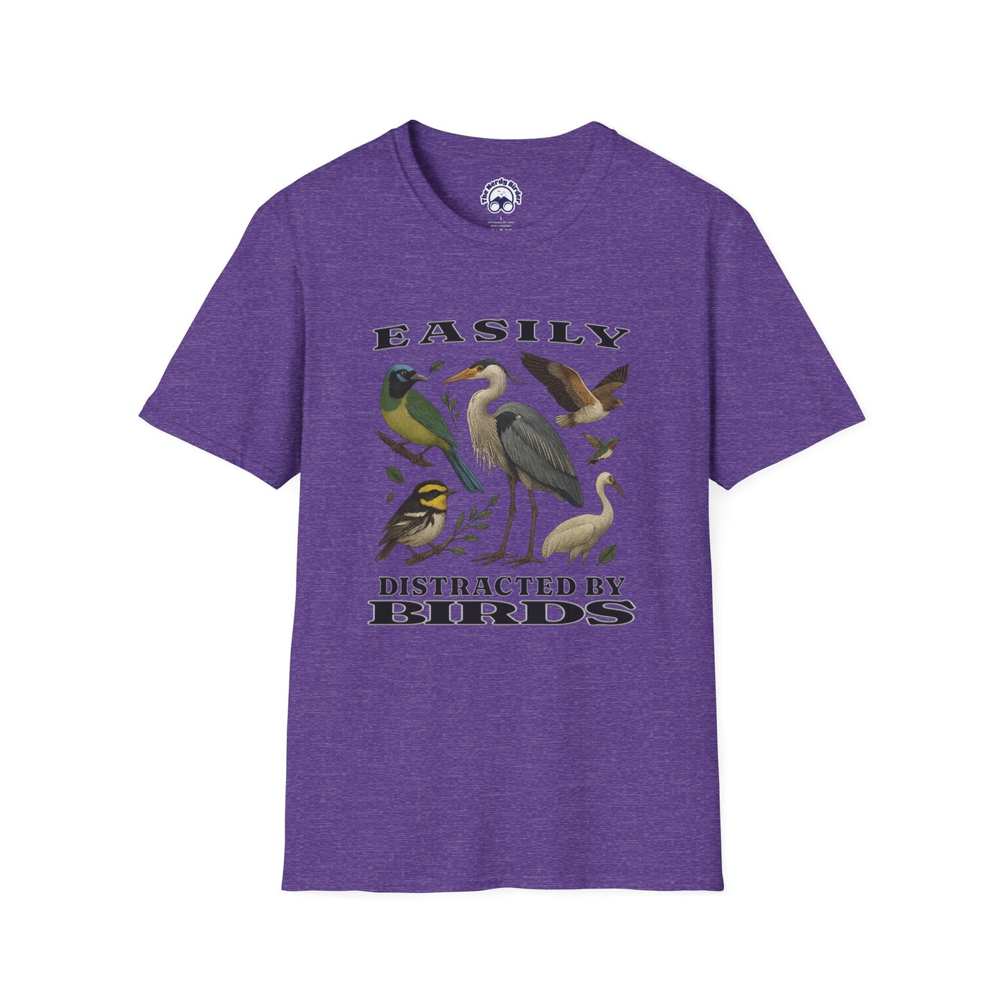 Easily Distracted by Birds Graphic T-Shirt