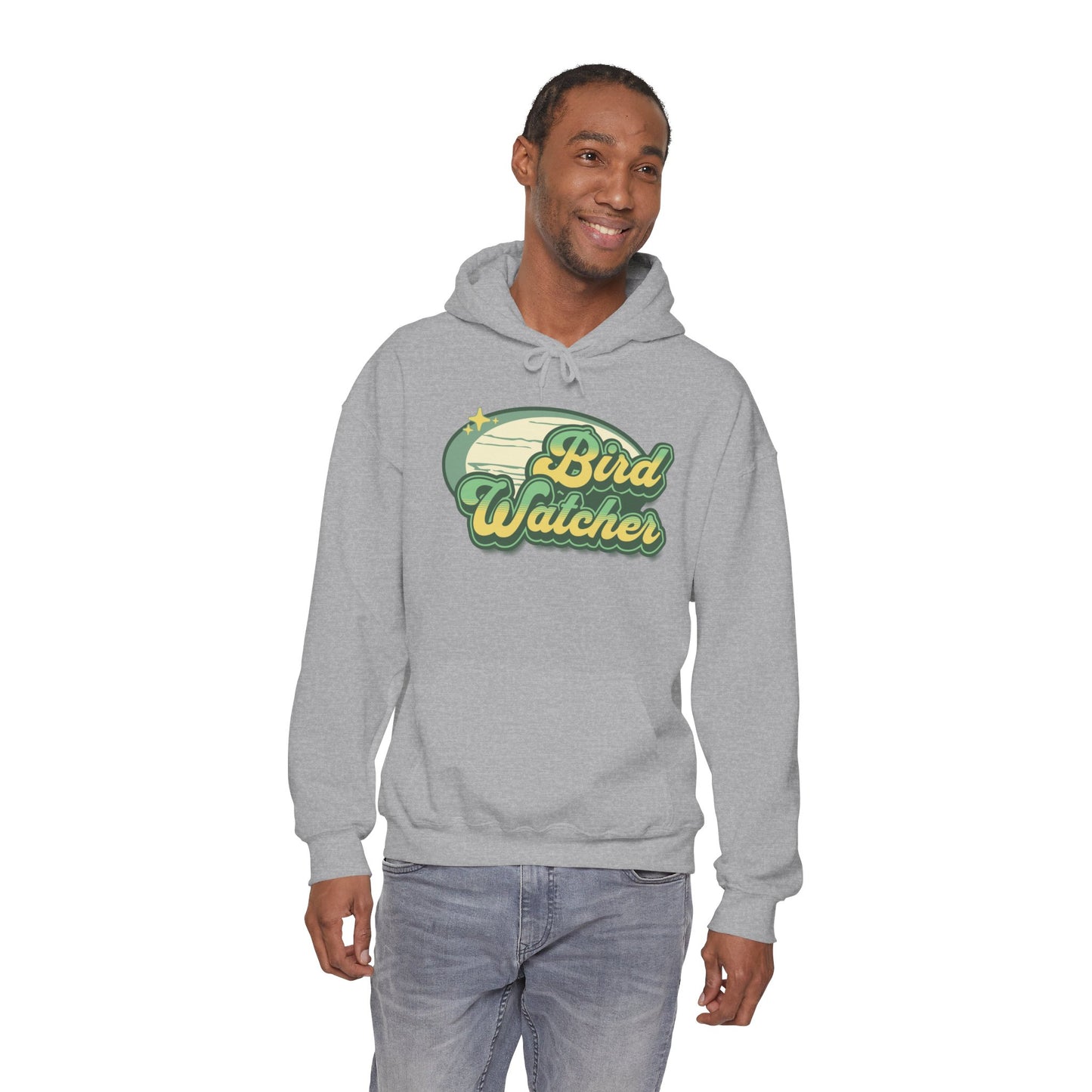 The Nerdy Birder Bird Watcher Green Unisex Hoodie