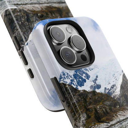 Scenic Mountain Tough Phone Case - Durable Design for Outdoor Enthusiasts