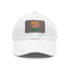 Peace Love Birds  Hat with Leather Patch, Casual Cap for Bird Lovers