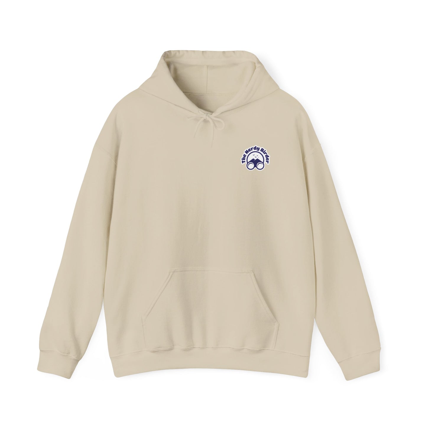 The Nerdy Birder Silly Goose Club Back Design Unisex Hoodie - Cozy Sweatshirt for Nature Lovers
