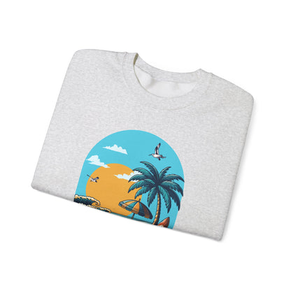 Birding Vibes Unisex Heavy Blend™ Crewneck Sweatshirt - Casual Beach Aesthetic