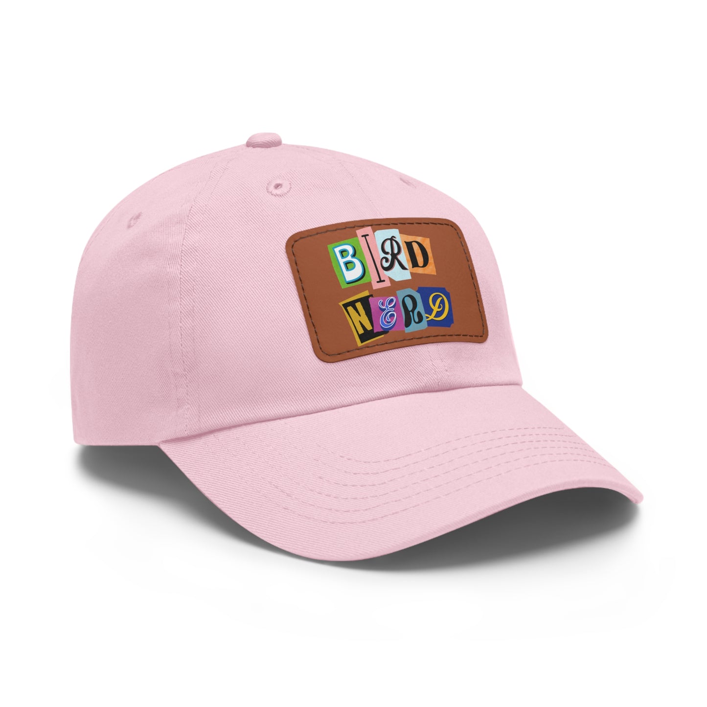 The Nerdy Birder - Bird Nerd Dad Hat with Leather Patch, Casual Cap for Bird Lovers, Unique Gift for Birdwatching, Outdoor Adventure Hat, Unisex
