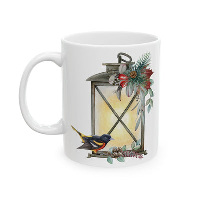 Cozy Lantern-Inspired Ceramic Mug | Perfect for Tea Lovers | Gift for Holidays