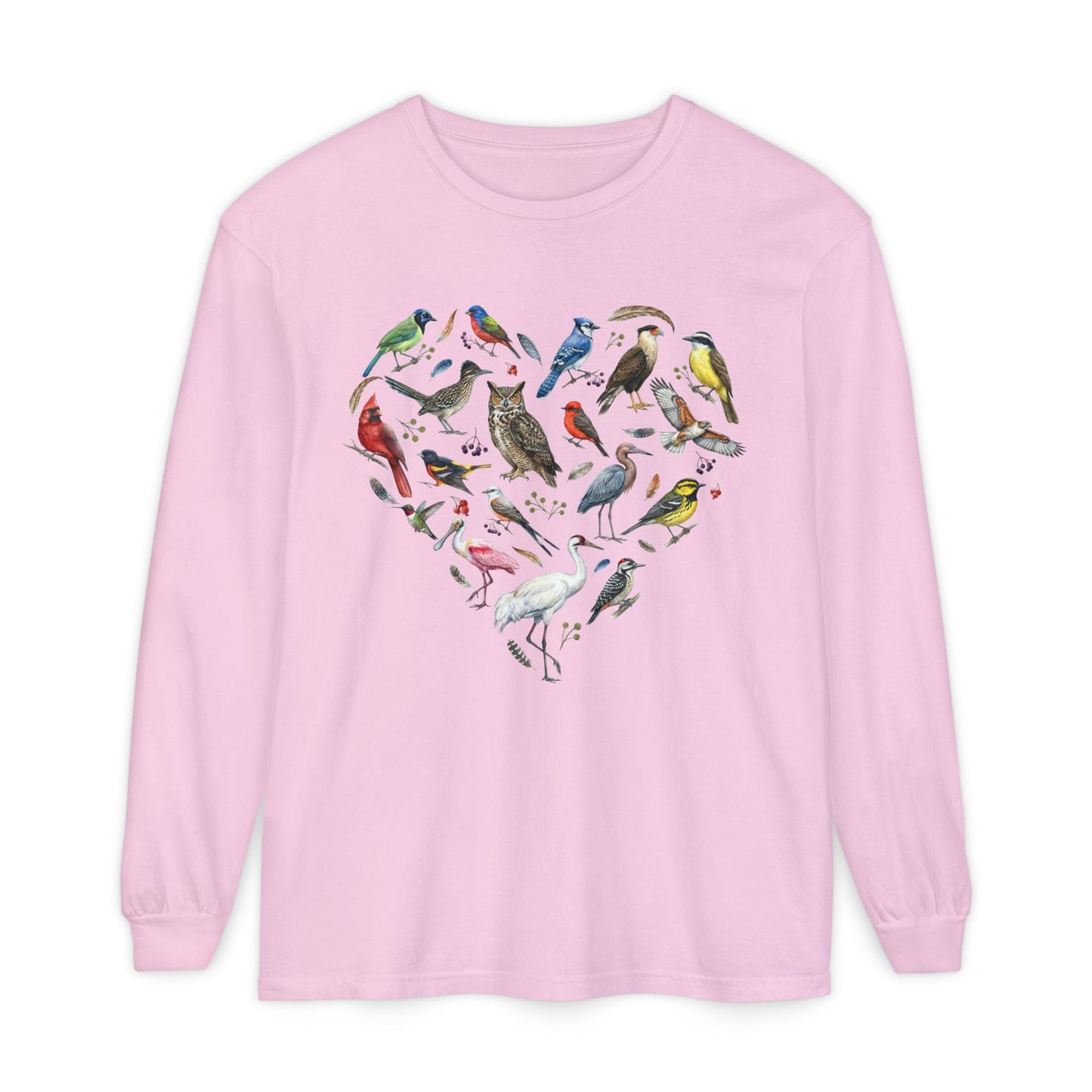 Heart of Texas Birds Long Sleeve Tee