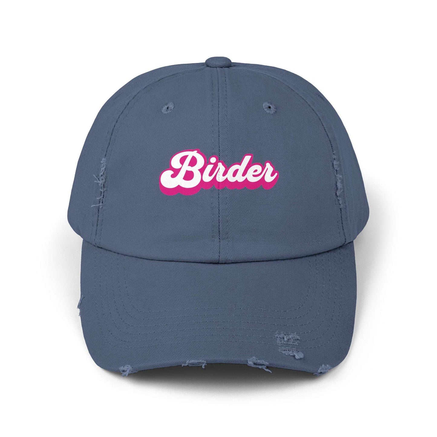 The Nerdy Birder Birder Vintage Style Hat - Unisex Distressed Cap