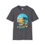 Birding Vibes Unisex Softstyle T-Shirt - Tropical Beach Graphic Tee