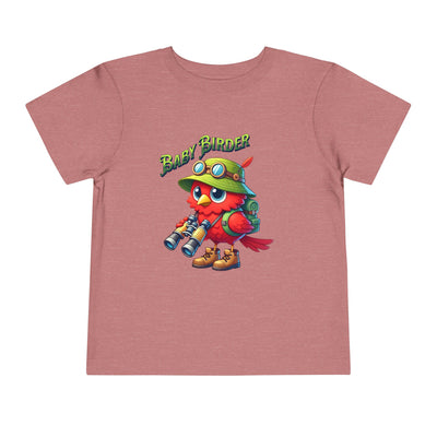 The Nerdy Birder -  Cute Toddler T-Shirt with Baby Birder Tee