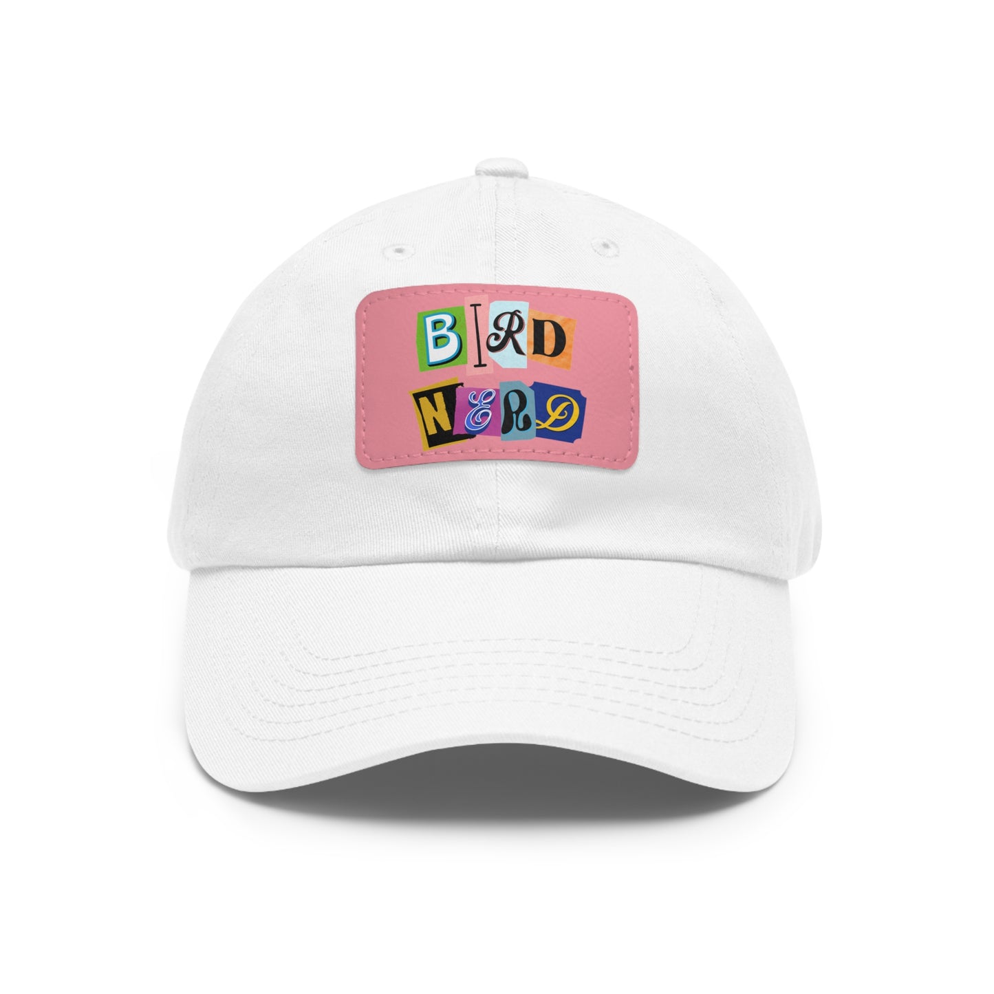 The Nerdy Birder - Bird Nerd Dad Hat with Leather Patch, Casual Cap for Bird Lovers, Unique Gift for Birdwatching, Outdoor Adventure Hat, Unisex