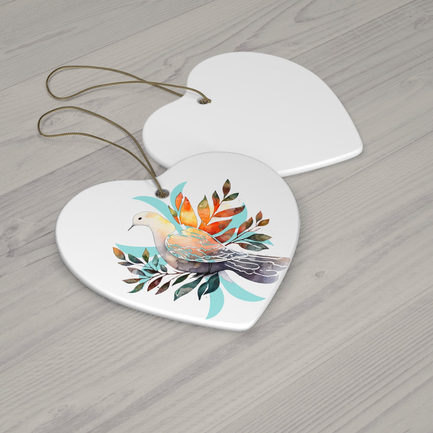 Peaceful Dove Ceramic Ornament