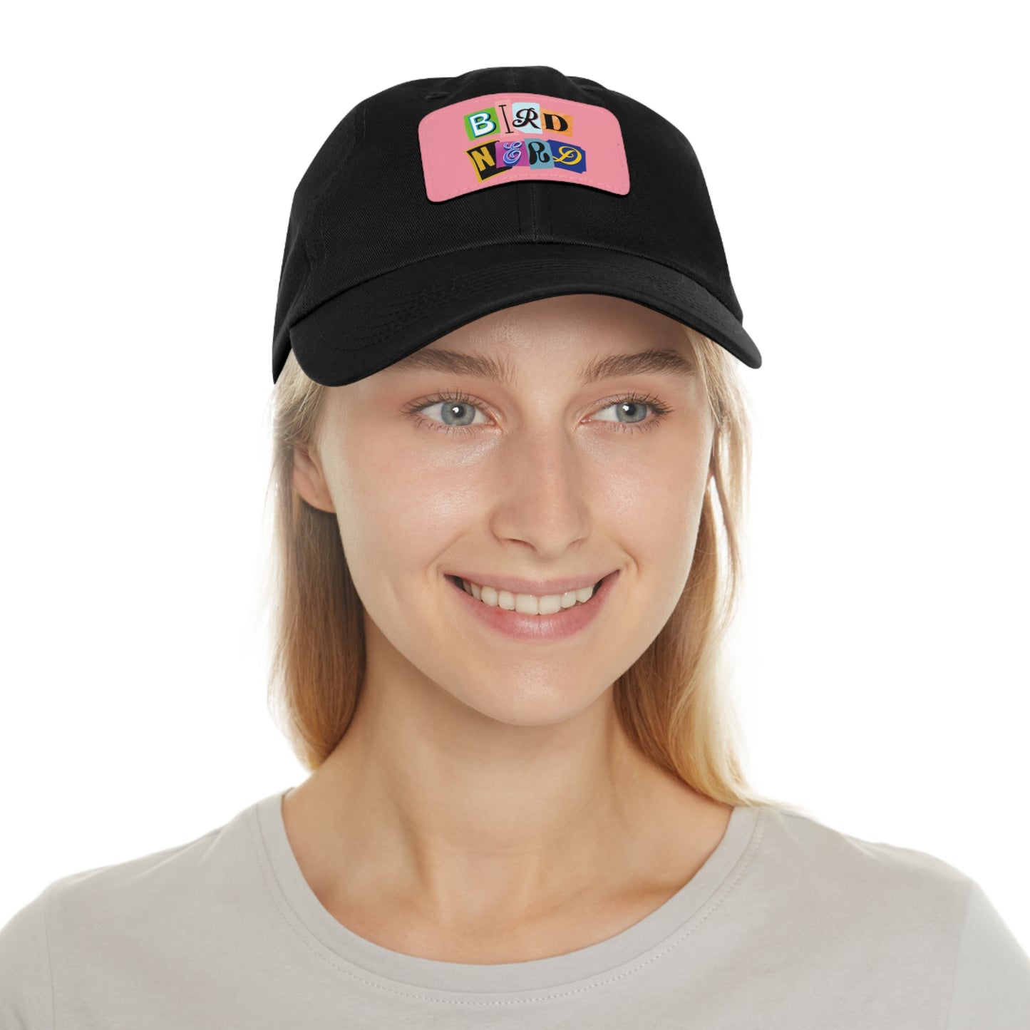 The Nerdy Birder - Bird Nerd Dad Hat with Leather Patch, Casual Cap for Bird Lovers, Unique Gift for Birdwatching, Outdoor Adventure Hat, Unisex