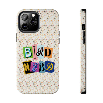 Bird Nerd Tough Phone Case - Fun & Colorful Design for Bird Lovers