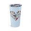 Bird Heart Blue 20oz Tumbler