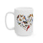 Heart Of Birds White Ceramic Mug