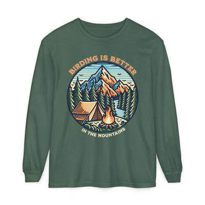 Birding is Better Long Sleeve T-Shirt - Unisex Nature Camping Apparel