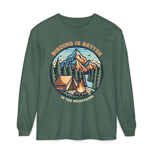 Birding is Better Long Sleeve T-Shirt - Unisex Nature Camping Apparel