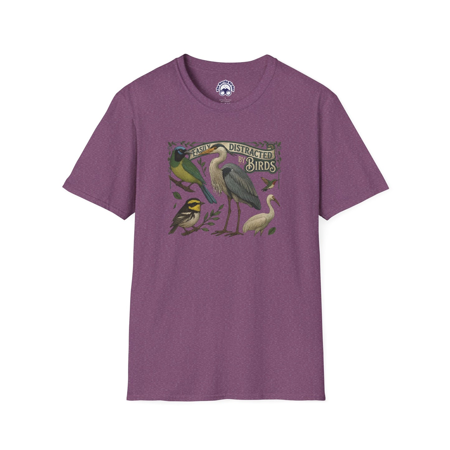 Easily Distracted by Texas Birds Graphic T-Shirt