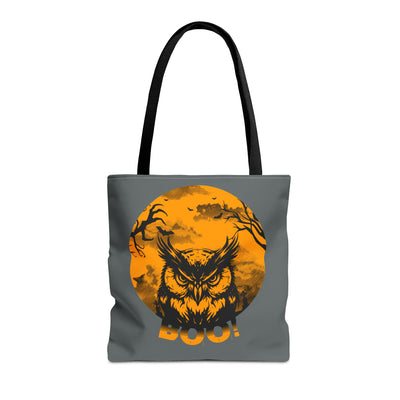 Halloween Owl Tote Bag - Spooky Boo Design for Trick-or-Treating