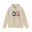 Hummingbird In Bloom Hoodie - Cozy Sweatshirt for Nature Lovers
