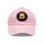 The Nerdy Birder - "I'd Rather be Birding" Dad Hat, Leather Patch Cap, Perfect Gift for Dads, Nature Lovers, Casual Style Cap, Summer Accessories